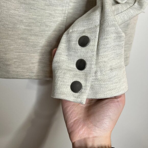 CAbi Charlie Moto Jacket Style #3028 Double Breasted Snap Front Lightweight Coat - Picture 5 of 11